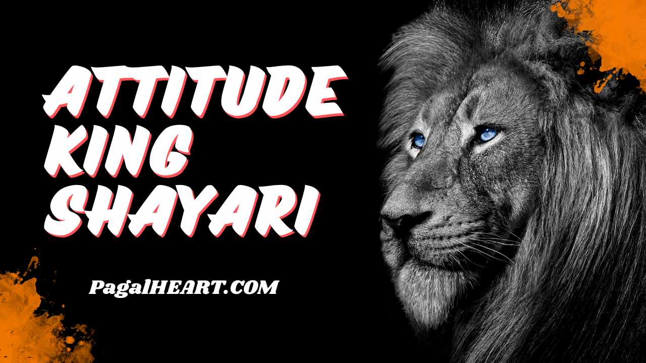 Attitude King Shayari Image
