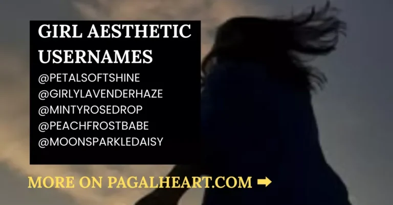 450 + Aesthetic Instagram Usernames For Girls