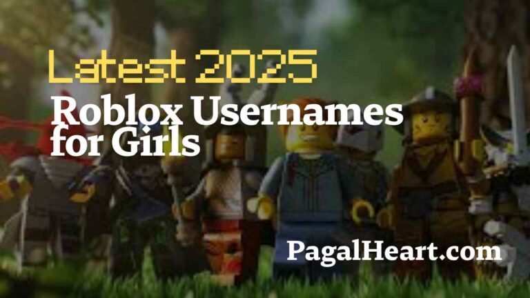 459+ Usernames for Roblox Girl (Latest 2025 Roblox Usernames)