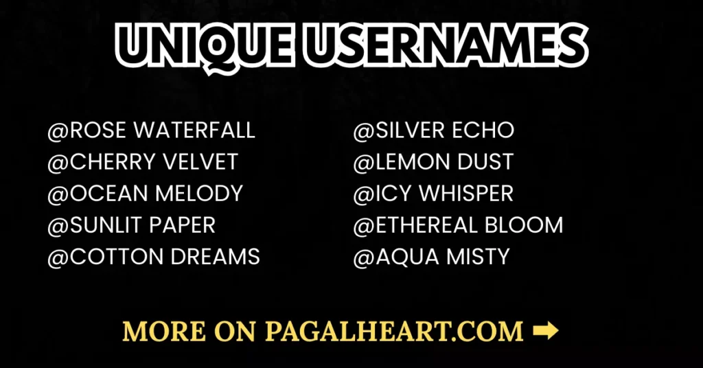 Instagram Usernames Ideas